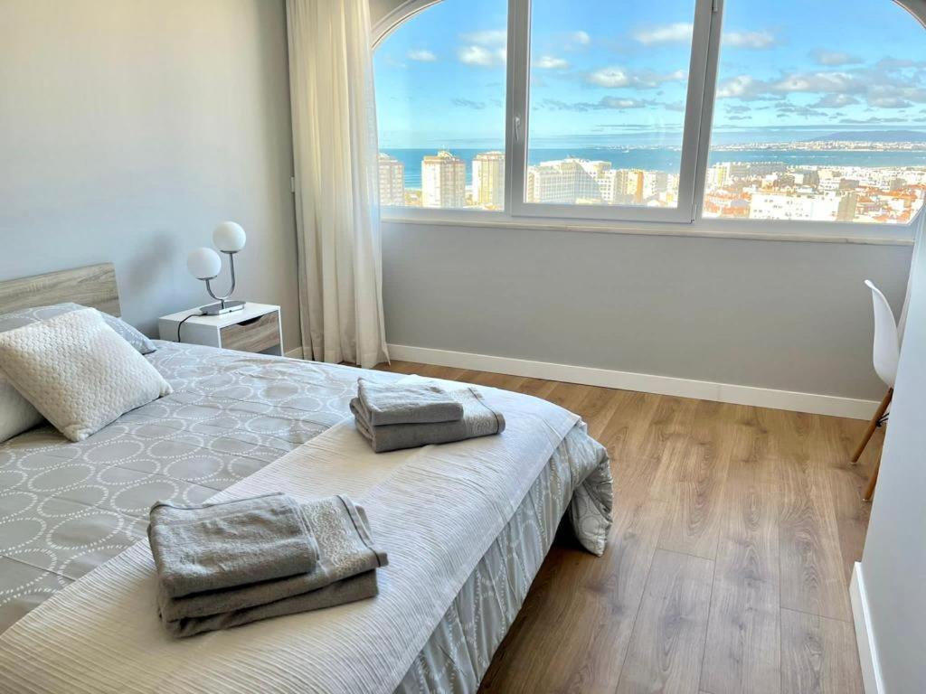 T2 Com Uma Vista Deslumbrante Sobre O Atlantico! Apartment กอสตา ดา กาปาริกา ภายนอก รูปภาพ